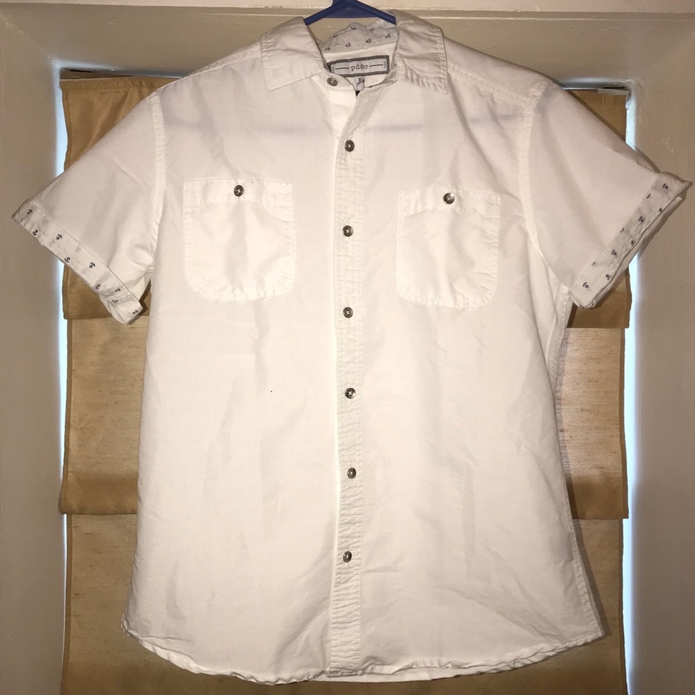 Pd&c short sleeve button down shirt